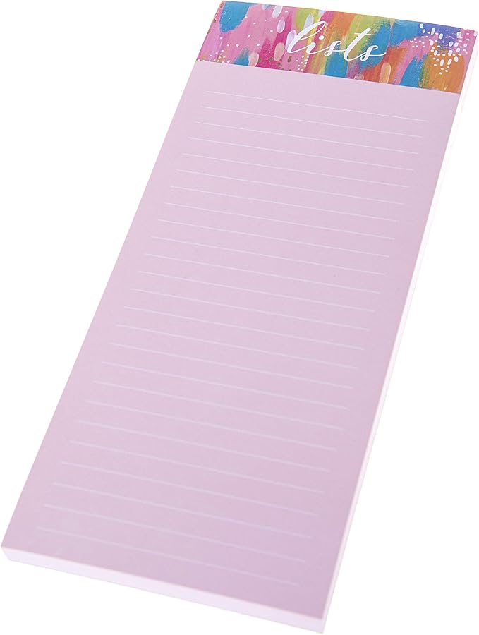 Graphique Magnetic Notepad, Brush Strokes – 100 Sheets, 4” x 9.25” x .5” – - Image 7
