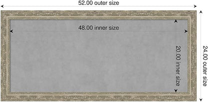 Amanti Art Silver Framed Magnetic Board 24x52 Oversize Vision Board - Image 2