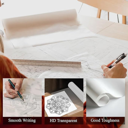 SuFly Tracing Paper Roll 18 Inch Wide x 30 Yards - Image 4