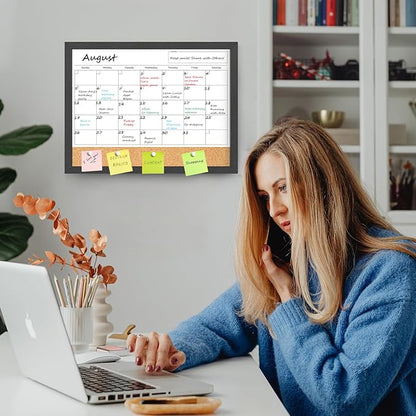 Dry Erase Calendar for Wall, 17x13 Inches Calendar Whiteboard for Wall - Image 7