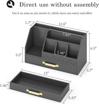 Wisuce Essentials Bamboo Desk Organizer - Image 5