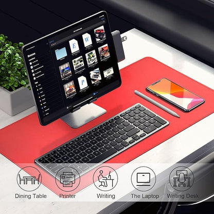 Leather Desk Pad Protector, 39.4' X 17'' Large Mouse Pad, Office Desk Mat - Image 5