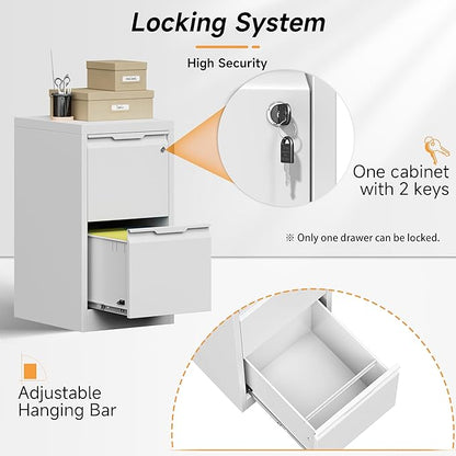 Bestoo 2-Drawer File Cabinet - Image 6