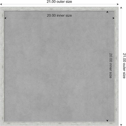 Amanti Art Silver Framed Magnetic Board 21x21 Medium Vision Board - Image 3