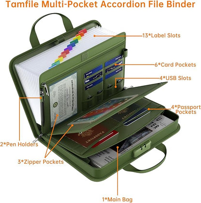 5200℉ Fireproof Accordion File Organizer - Image 4
