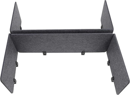 ReFocus Raw Clamp-On Acoustic Desk Divider Mounted Privacy Panel Set – Reduce - Image 6