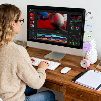 Computer Monitor Memo Board Team Quotes Logo Decor Monitor Message Board Sticky - Image 4