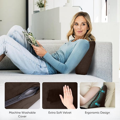 AHUAWA Back Support Pillow for Recliner Chair, Memory Foam Couch Back Cushions - Image 6