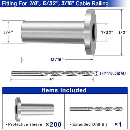 Steel DN Mate 200 Pack Stainless Steel Protector Sleeves - Image 2