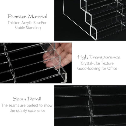 Vevitts 20 Slots Acrylic Business Card Holder - Image 5