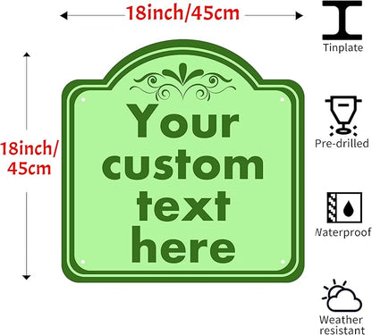 Custom Signs, Custom Indoor/Outdoor Decorative Sign, Aluminum Weatherproof - Image 2