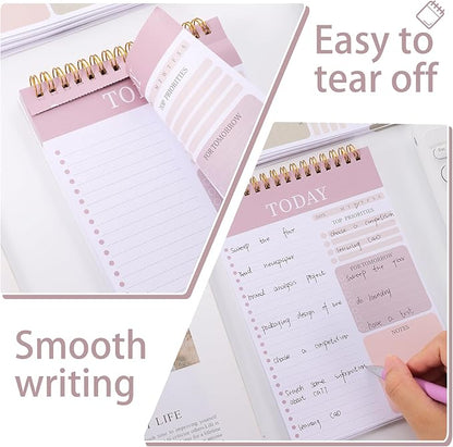 Thboxes 2 Packs To Do List Notepad, Total 208 Pages To Do List Notebook A5 - Image 4