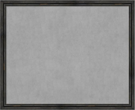 Amanti Art Black Framed Magnetic Board 35x43 X-Large Vision Board by AmantiArt
