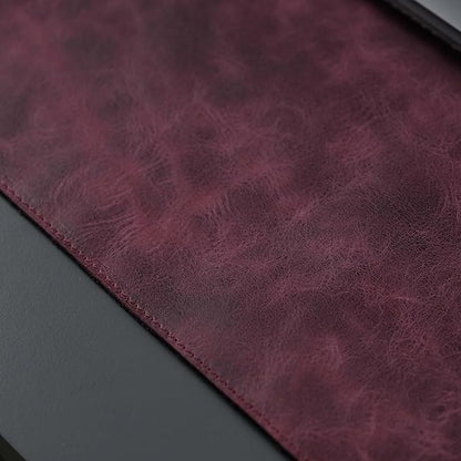 TORONATA Jersey Genuine Calfskin Leather Desk Pad, Office Desk Mat - Image 5