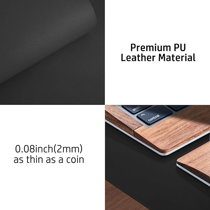 Aothia Non-Slip Waterproof PU Leather Desk Pad Protector - Image 7
