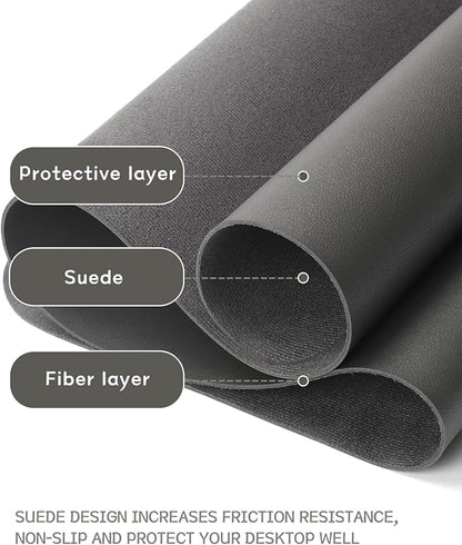 YSAGi Non-Slip Leather Desk Pad L Size, Waterproof Laptop Computer Desk - Image 3