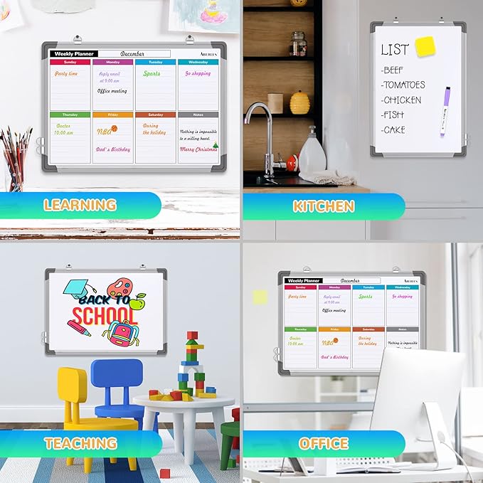 Small Weekly Calendar Dry Erase Whiteboard - Image 7
