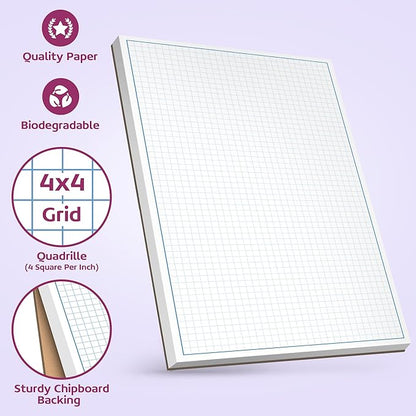 Graph Paper Pad for Blueprint Drawings, Engineering Drawing, and Planning - Image 3