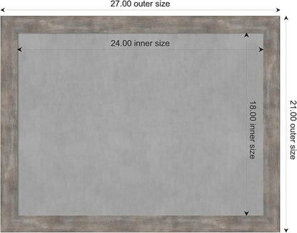 Amanti Art Silver Framed Magnetic Board 21x27 Medium Vision Board - Image 4