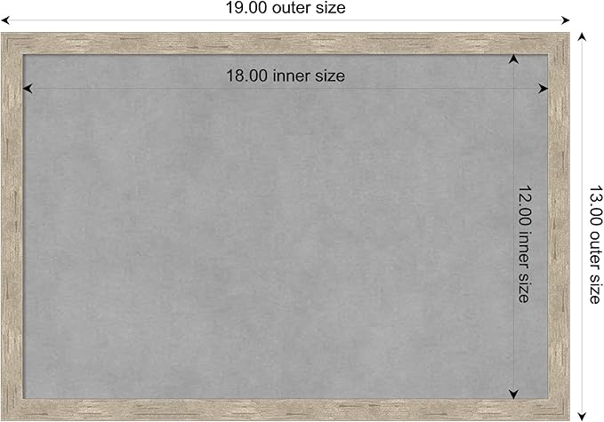 Amanti Art Silver Framed Magnetic Board 13x19 Small Vision Board - Image 3