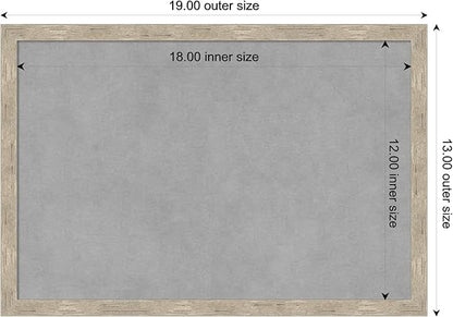 Amanti Art Silver Framed Magnetic Board 13x19 Small Vision Board - Image 4