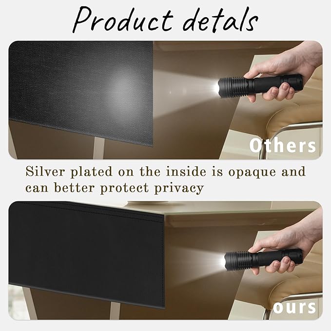 EcoBrisa Under Desk Privacy Panel Self-Adhesive Modesty Panel Stand Up Desk - Image 7