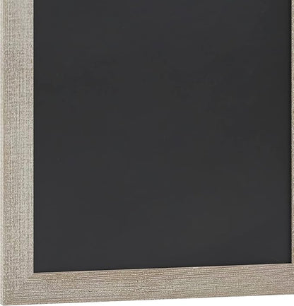HBCY Creations 20" X 30" Weathered Lightwash Solid Wood Frame Wall Chalkboard - Image 4