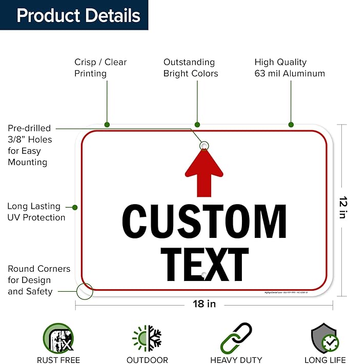 Custom Arrow Directional Sign by My Sign Center - Image 6