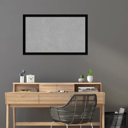 Amanti Art Black Framed Magnetic Board 27x43 Large Vision Board - Image 5