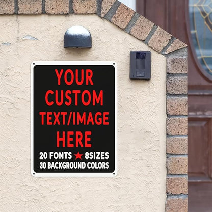 Custom Sign Personalized Custom Metal Sign, Customize - Image 2