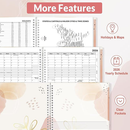 SUNEE 2026 Appointment Book, Quarter-Hourly, Weekly & Monthly - Image 6