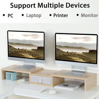 TEAMIX 3 Shelf Monitor Stand Riser - Image 2