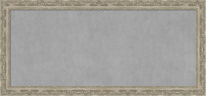 Amanti Art Silver Framed Magnetic Board 24x52 Oversize Vision Board by AmantiArt