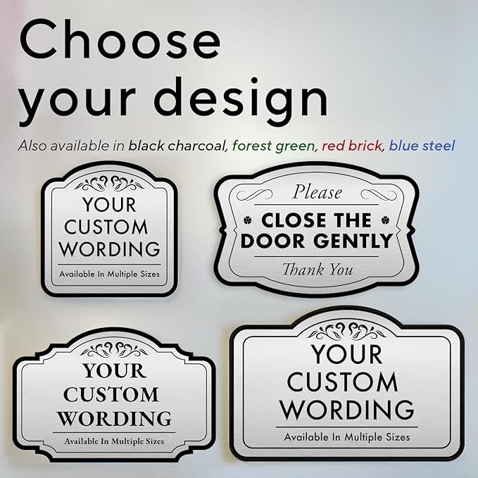 SPEEDYORDERS Custom Metal Signs, Personalized Aluminum Signs, 36x24 In - Image 3