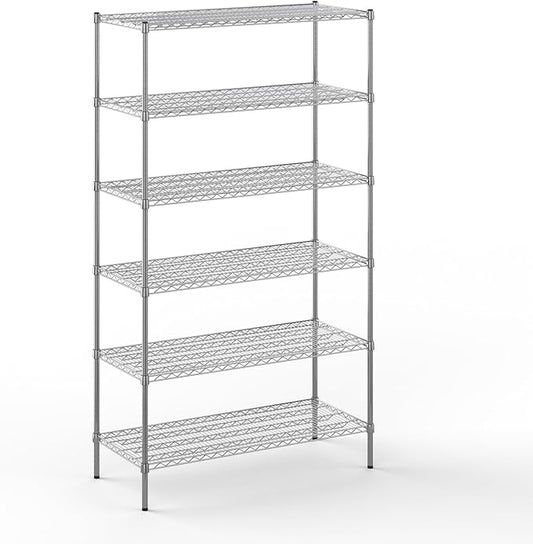 Regal Altair 21" Deep x 48" Wide x 86" Height Wire Shelving Kit | 6-Tier | NSF by Regal+Altair