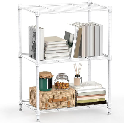 M MZG 450 lbs Wire Storage Shelving 3-Tier Utility Shelving Unit Steel by MEIGAOPLASTICANDMETALHKCOLIMITED