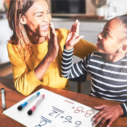 Nicpro Dry Erase Lap Board 12 x 16 inches 2 Pack Kid Double Sided Blank Small - Image 5