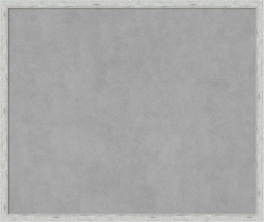 Amanti Art Silver Framed Magnetic Board 21x25 Medium Vision Board by AmantiArt