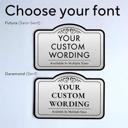 Custom Decorative Outdoor Metal Signs, Personalized Aluminum, Customized - Image 9
