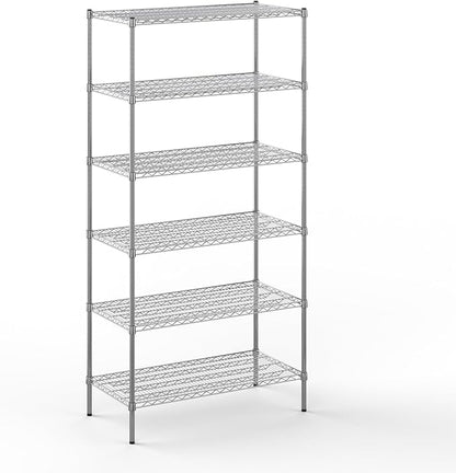 Regal Altair 21" Deep x 42" Wide x 86" Height Wire Shelving Kit | 6-Tier | NSF by Regal+Altair