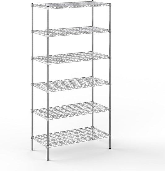 Regal Altair 21" Deep x 42" Wide x 86" Height Wire Shelving Kit | 6-Tier | NSF by Regal+Altair