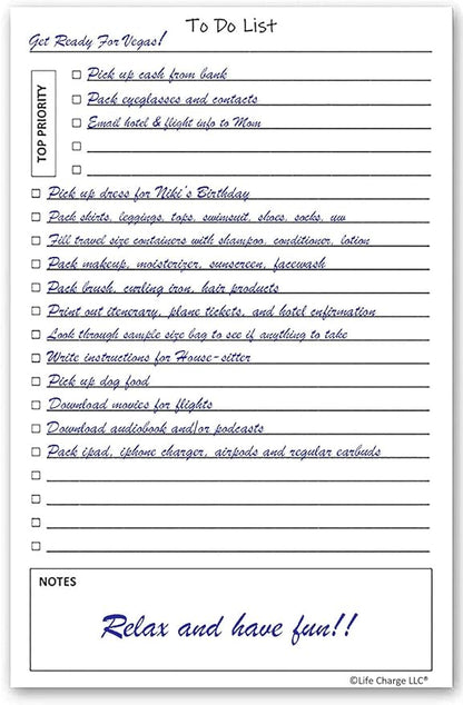 TO DO List Notepads Planner Pads. ToDo Checklist w/Priority & Note Sections. - Image 2
