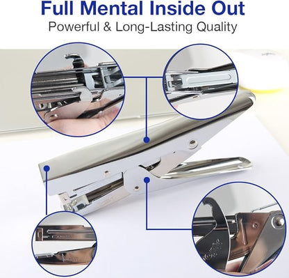 Stapler Heavy Duty with 1000 Staples and Staples Remover Set 20 Sheets Desktop - Image 4