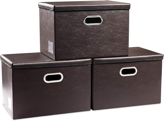 PRANDOM Large Foldable Storage Bins by Prandom