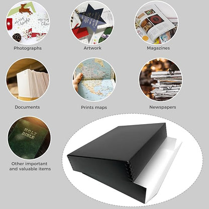 Lineco Archival 11 x 14 x 3 inches Museum Archival Storage Box, Drop Front - Image 8