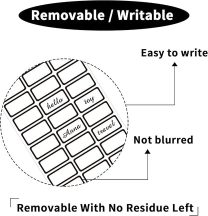 STARLIBOO Removable Labels, Blank Freezer Labels - Image 2