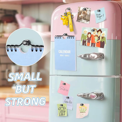 VNDUEEY 30Pcs Strong Fridge Magnets, Magnetic Push Pin, Small Metal Magnets - Image 2