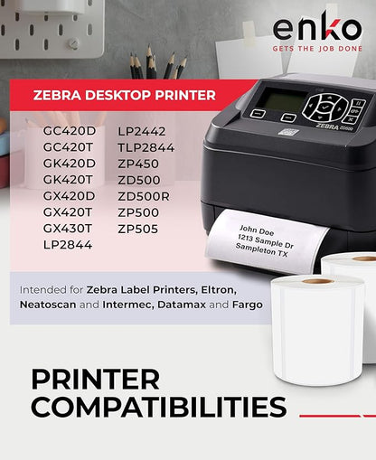 enKo 4" x 3" Labels for Zebra Desktop Printers - Image 3