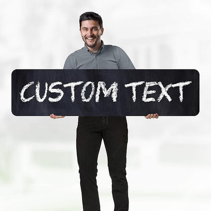 Custom Sign, Custom Street Sign, 11 Font Colors, 13 Font Styles, 4 Hole Options - Image 2
