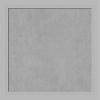 Amanti Art Silver Framed Magnetic Board 28x28 Medium Vision Board by AmantiArt